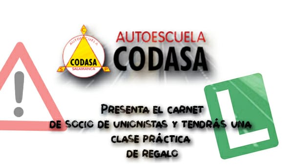 Oferta Patrocinador - Autoescuela Codasa - Unionistas