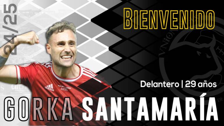 INCORPORACIÓN | El delantero Gorka Santamaría se convierte en el 18º jugador de la plantilla