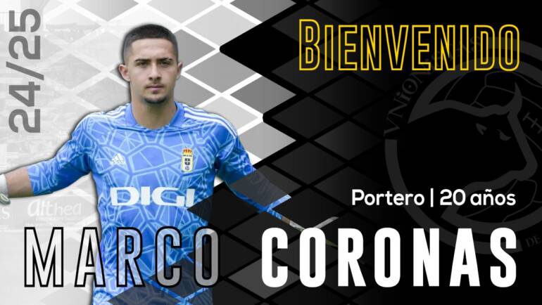PLANTILLA | El guardameta Marco Coronas firma por dos temporadas