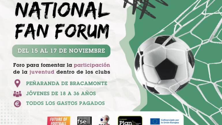 Si tienes entre 18 y 36 años, apúntate al National Fan Forum