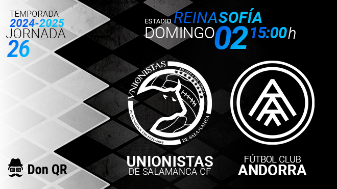 Unionistas de Salamanca, listo para mediarse al FC Andorra (domingo, 15.00 horas)