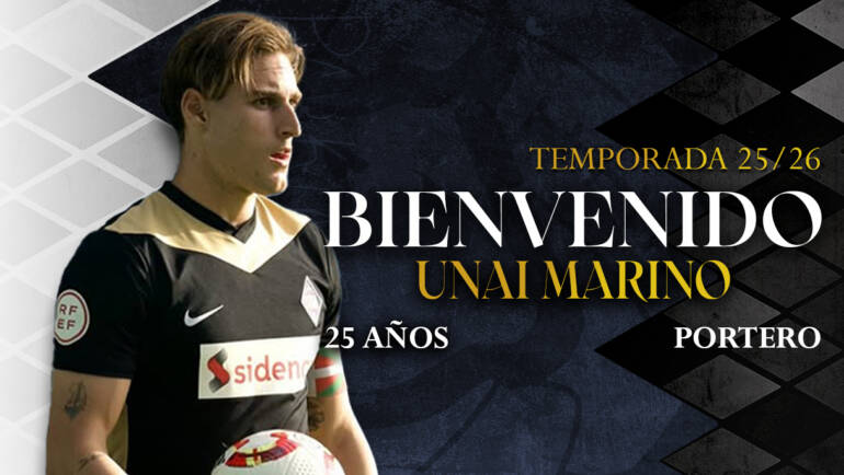INCORPORACIÓN | El portero Unai Marino, segundo fichaje de la campaña 2025-26