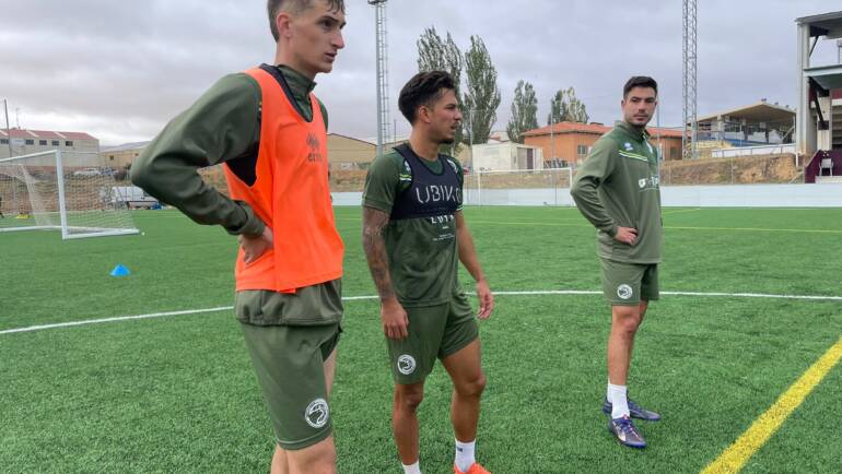 Palmero entrenó esta mañana junto a sus compañeros