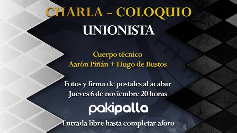 Este jueves, nueva charla con los aficionados