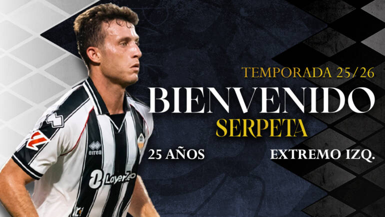 Acuerdo con el CD Castellón para la cesión de Serpeta