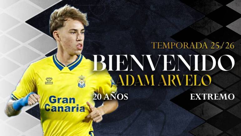 Acuerdo con la UD Las Palmas para la cesión de Adam Arvelo